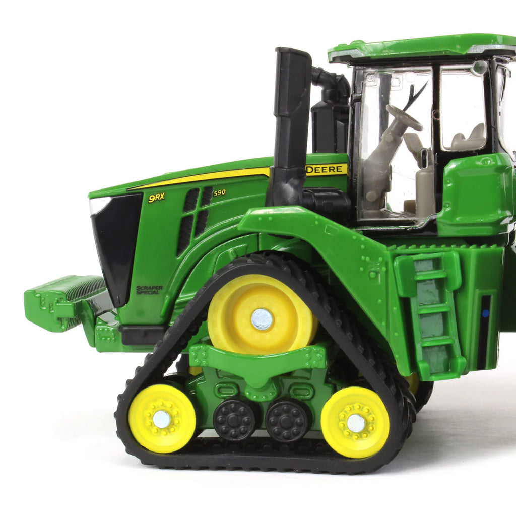 John Deere 9RX 590 with Dual 1812DC Scrapers