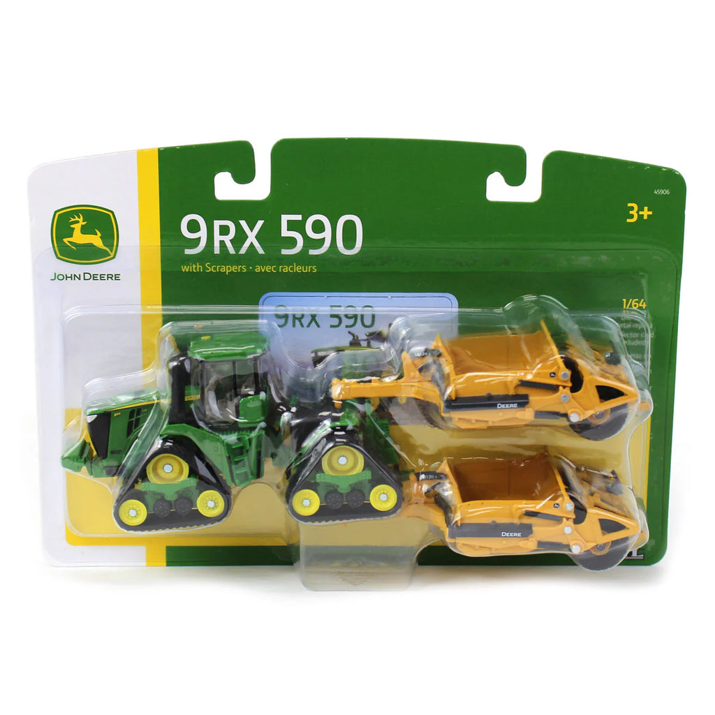 John Deere 9RX 590 with Dual 1812DC Scrapers