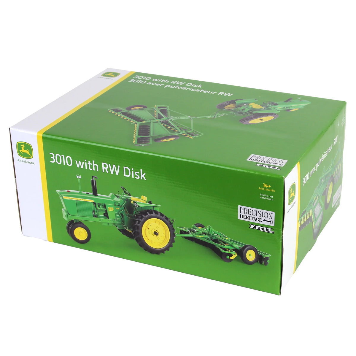 1:16 John Deere 3010 Diesel Tractor with RW Disk | Precision Heritage