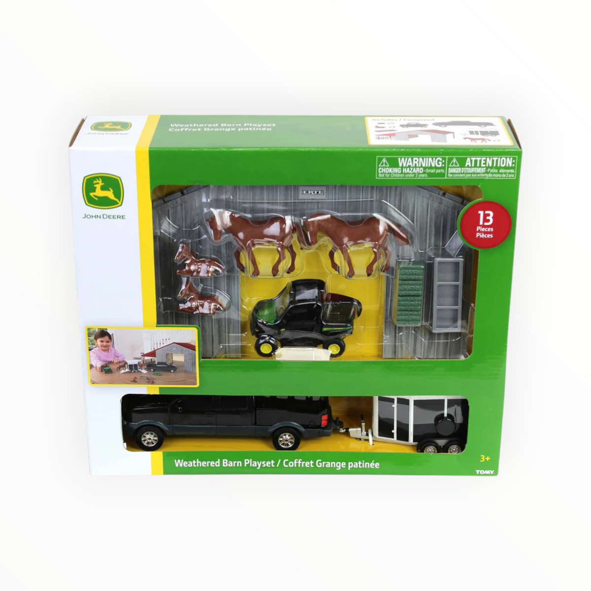 1:32 John Deere Weathered Barn Play Set