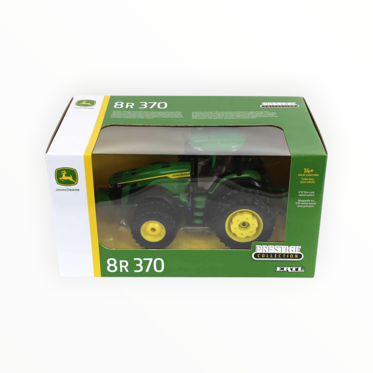1:32 John Deere 8R 370 Tractor with Front & Rear Duals