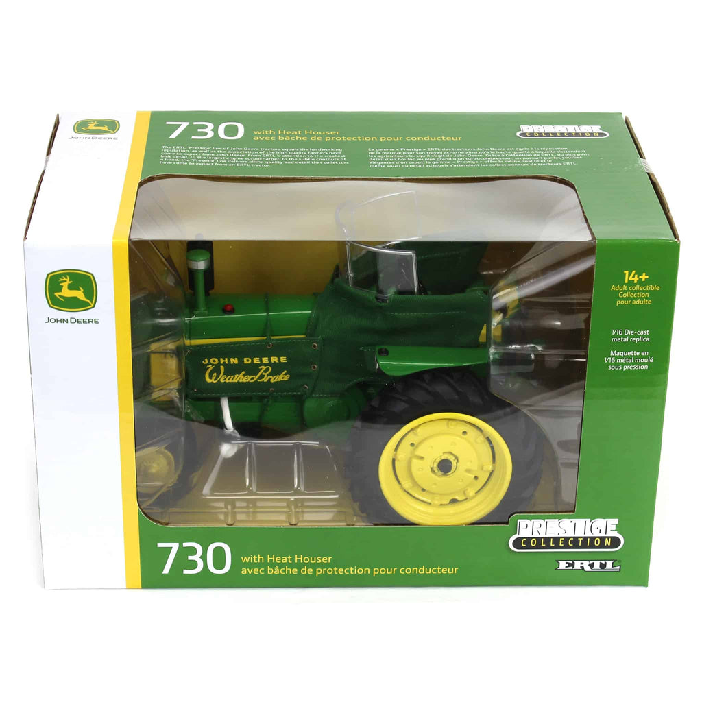 1:16 John Deere 730 Tractor Replica with WeatherBrake | Prestige Collection