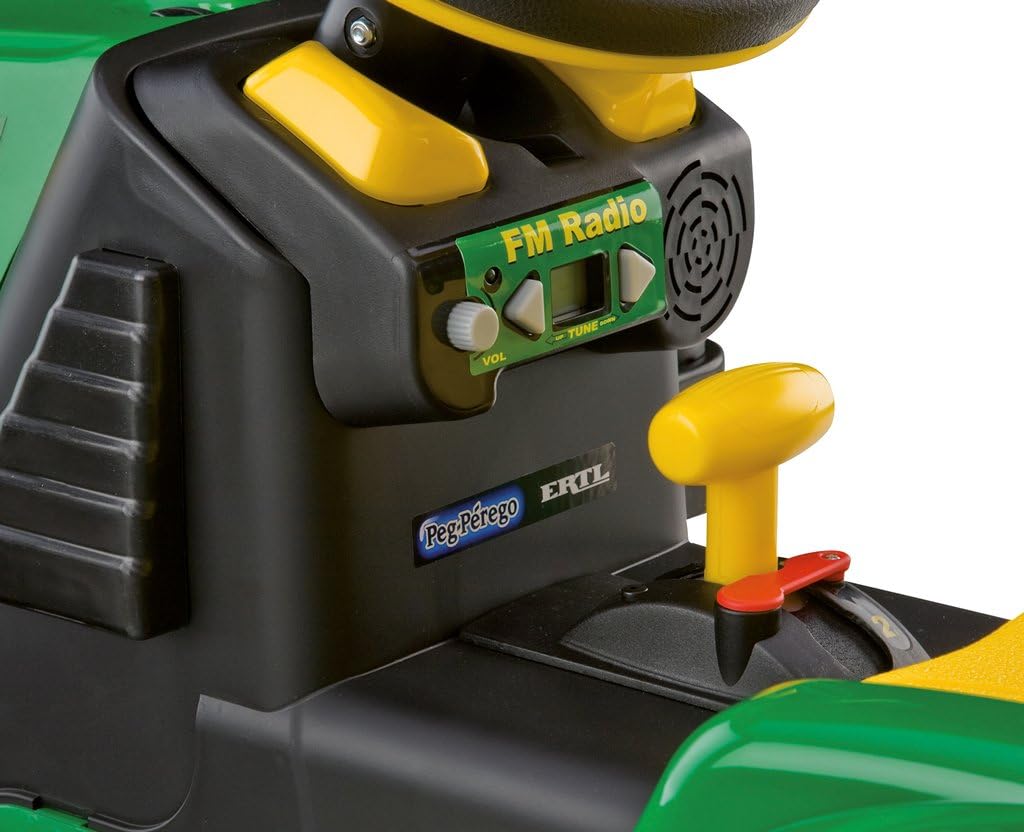 John Deere Ground Force 12V Ride-On Tractor with Trailer