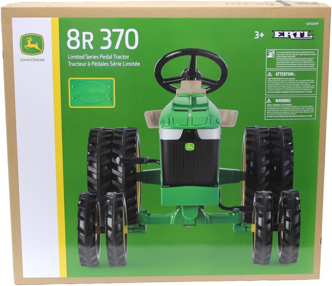 8R Metal Pedal Tractor | Double Front & Rear Wheels