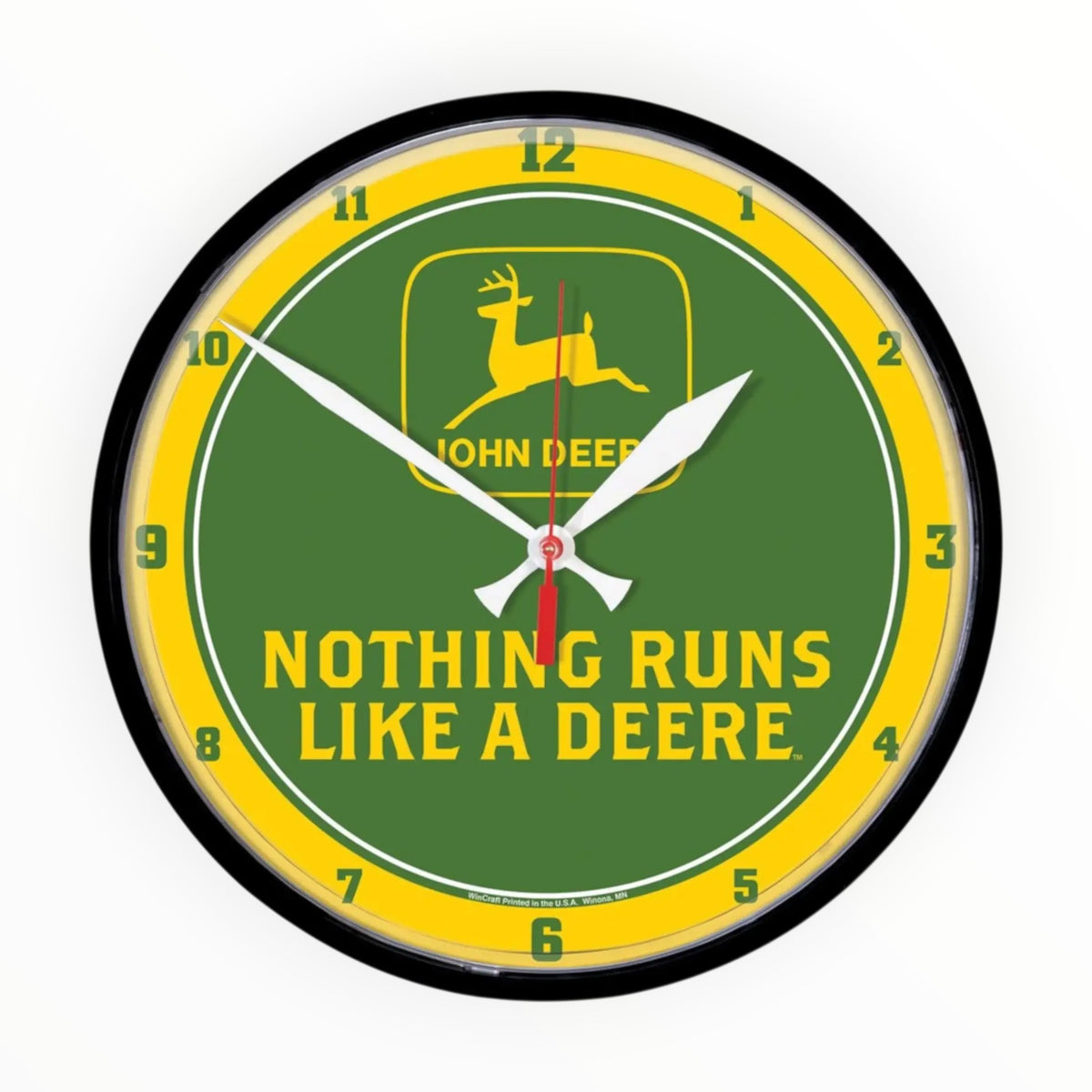 John Deere “Nothing Runs Like a Deere” Wall Clock