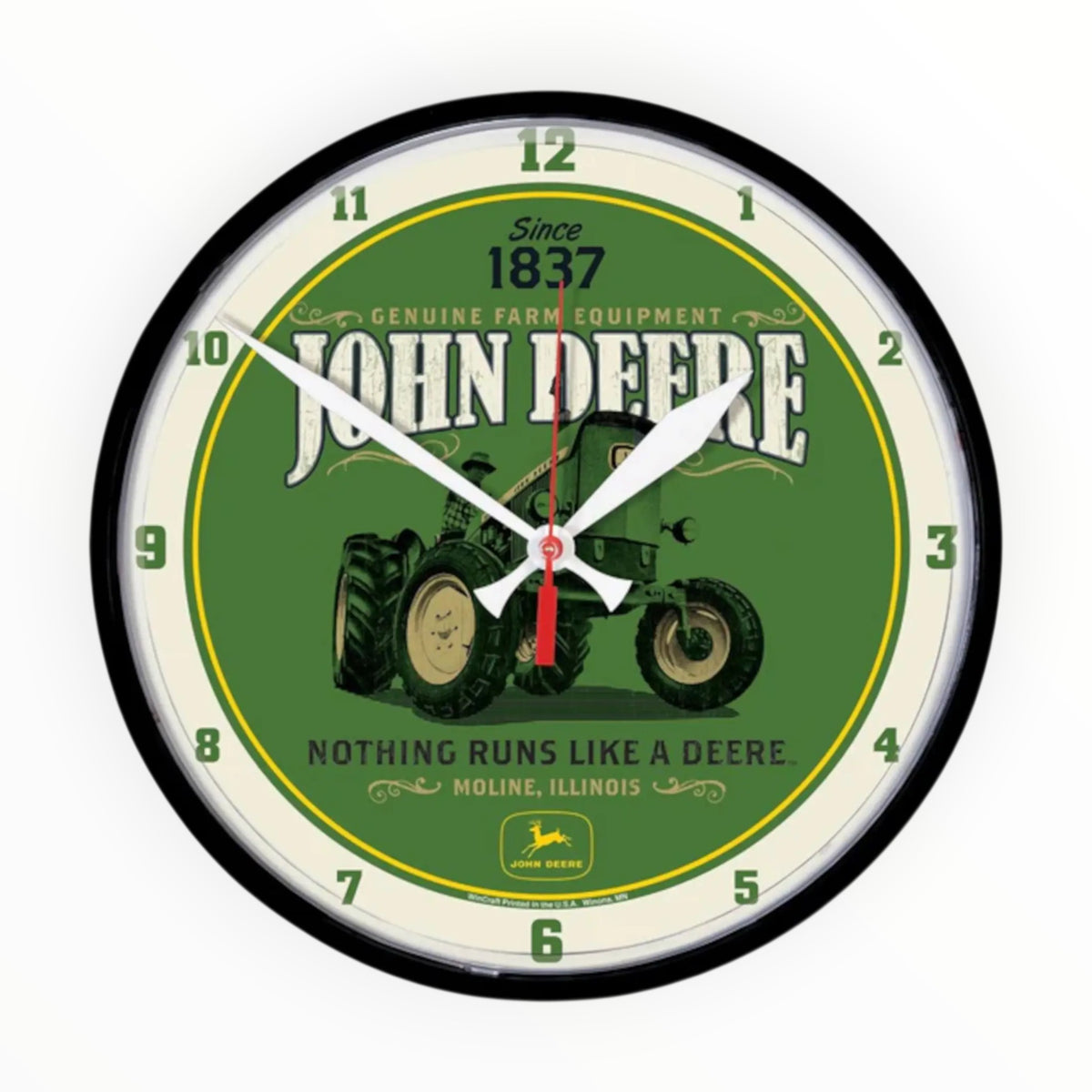 John Deere Vintage Tractor Wall Clock | Vintage Collection