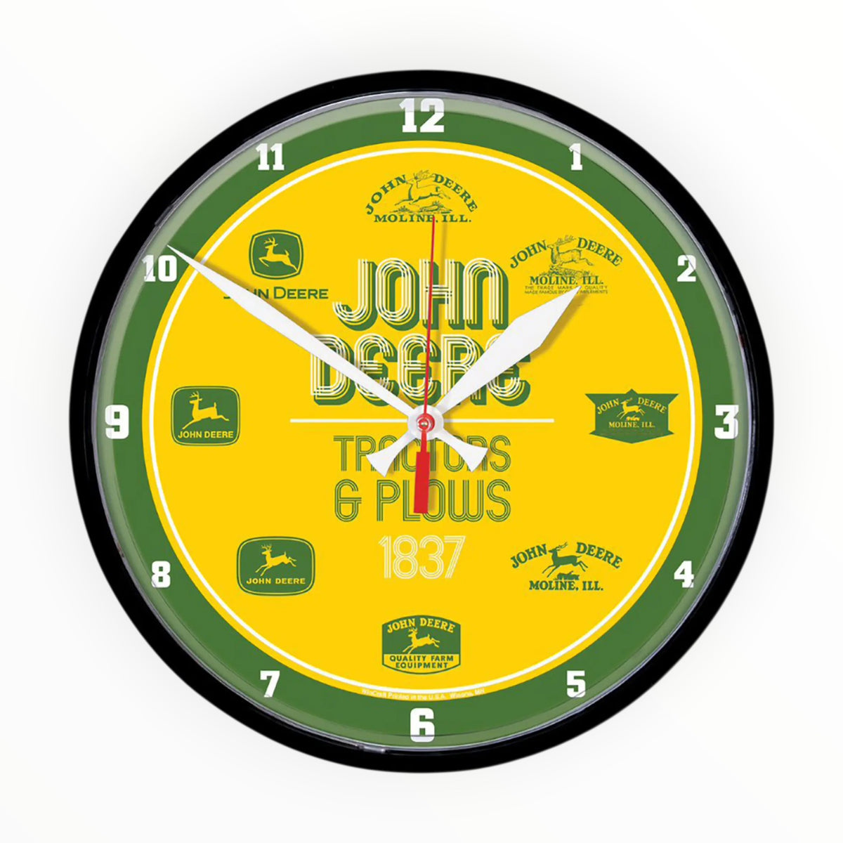 John Deere Heritage Logo Collage Wall Clock | Herritage Collection