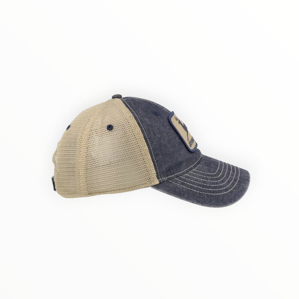 Vintage Navy & Khaki Mesh Cap