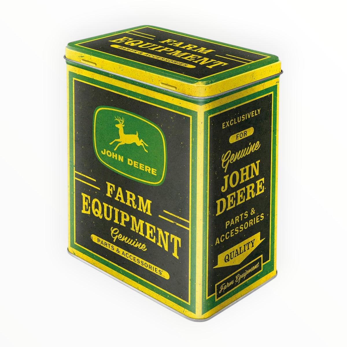John Deere Farm Equipment Storage Tin