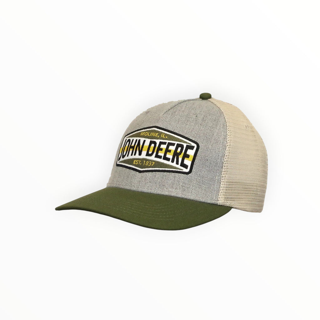Cap Grey & Olive Patch