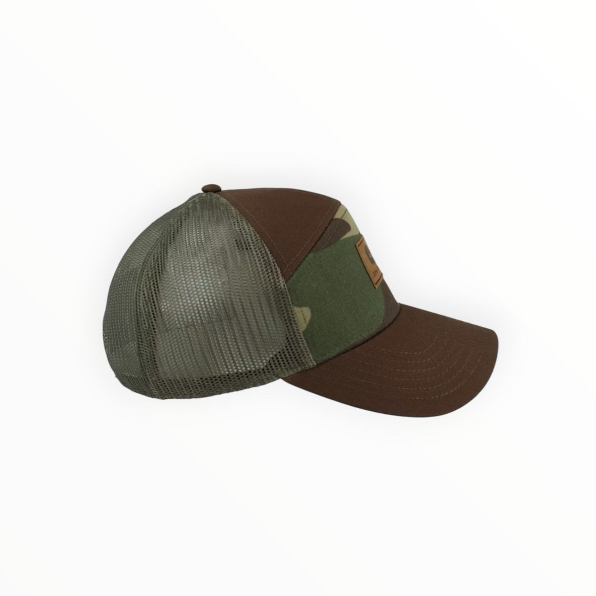 Cap Olive And Brown Camo
