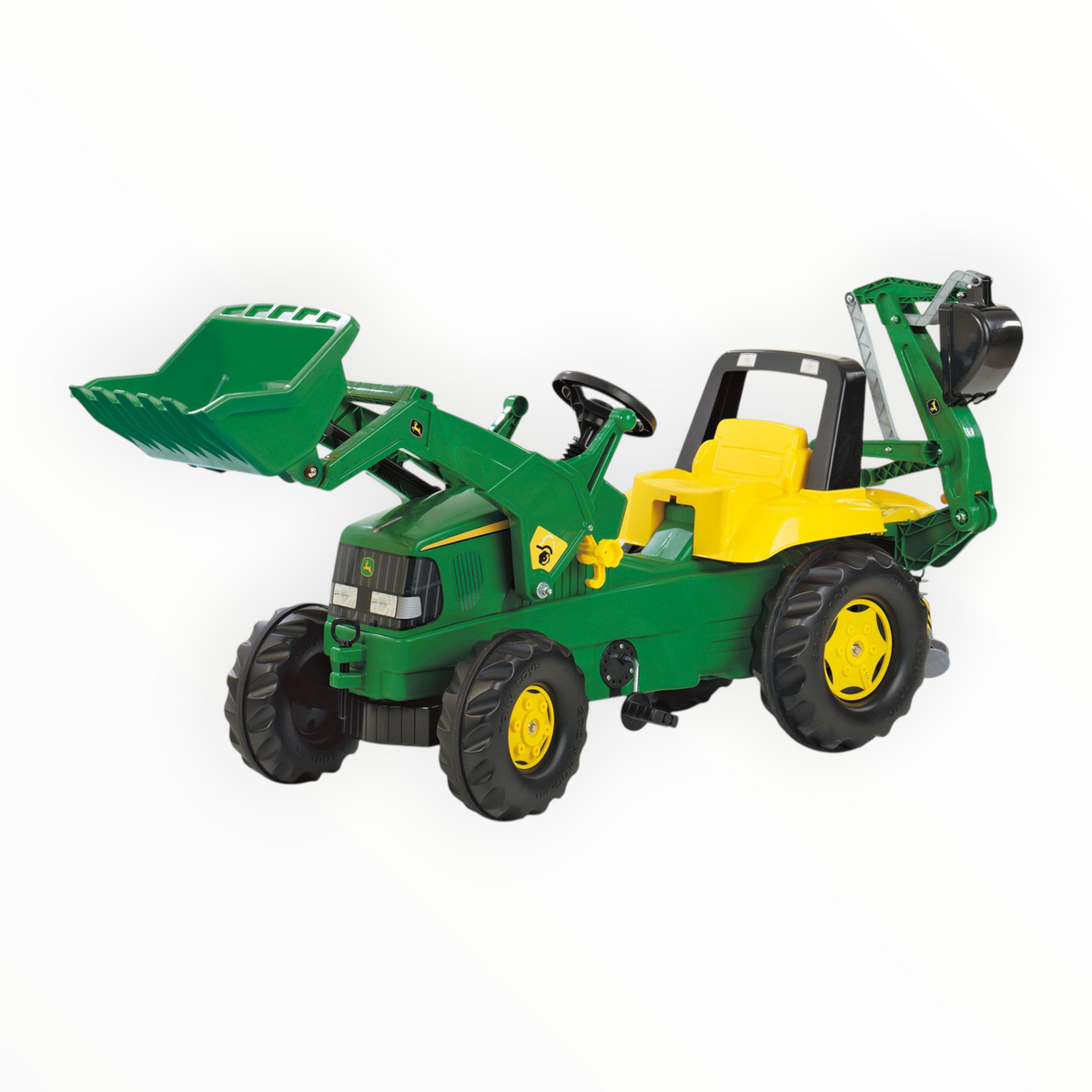 Junior John Deere with Loader & Rear Excavator