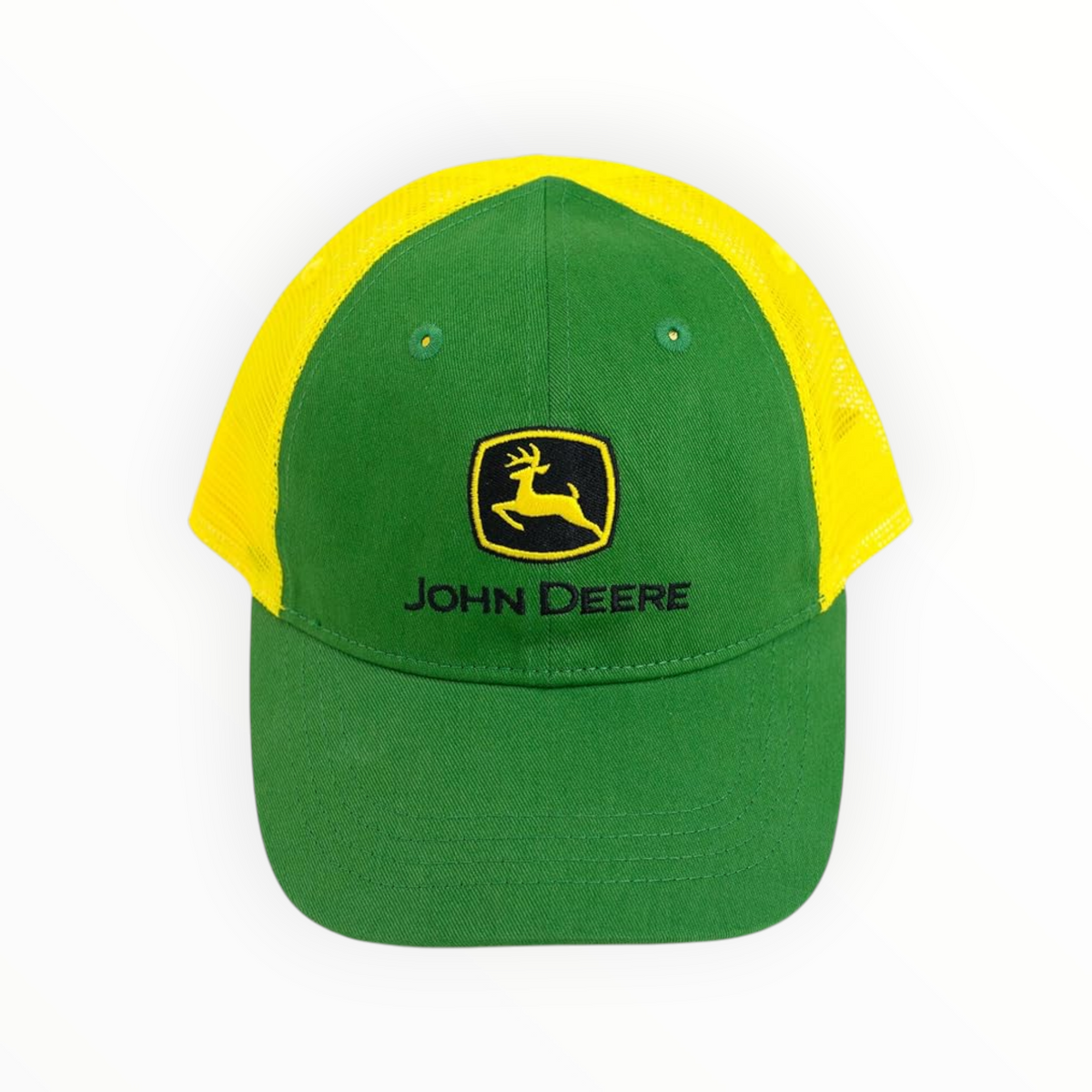CAP TODDLER GREEN WITH YELLOW MESH