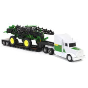 612R Sprayer with Semi and Trailer