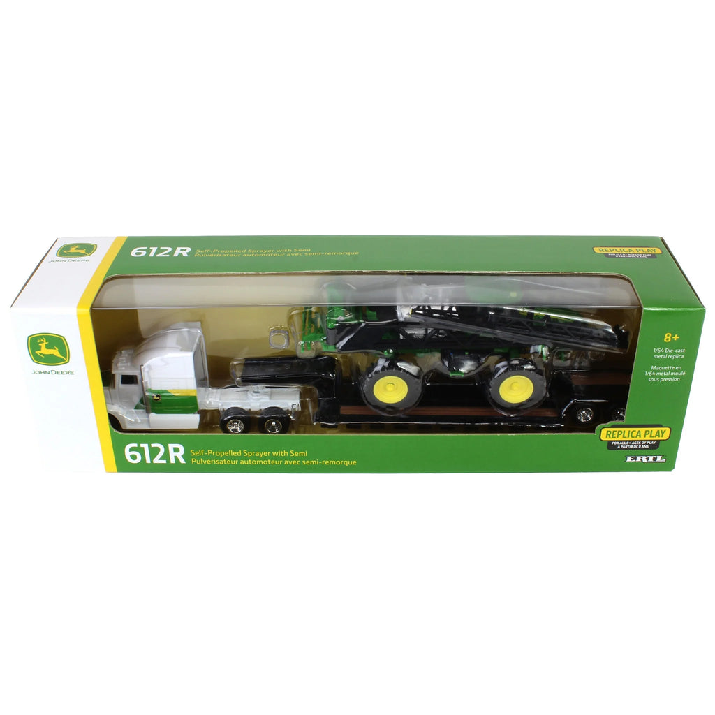 612R Sprayer with Semi and Trailer