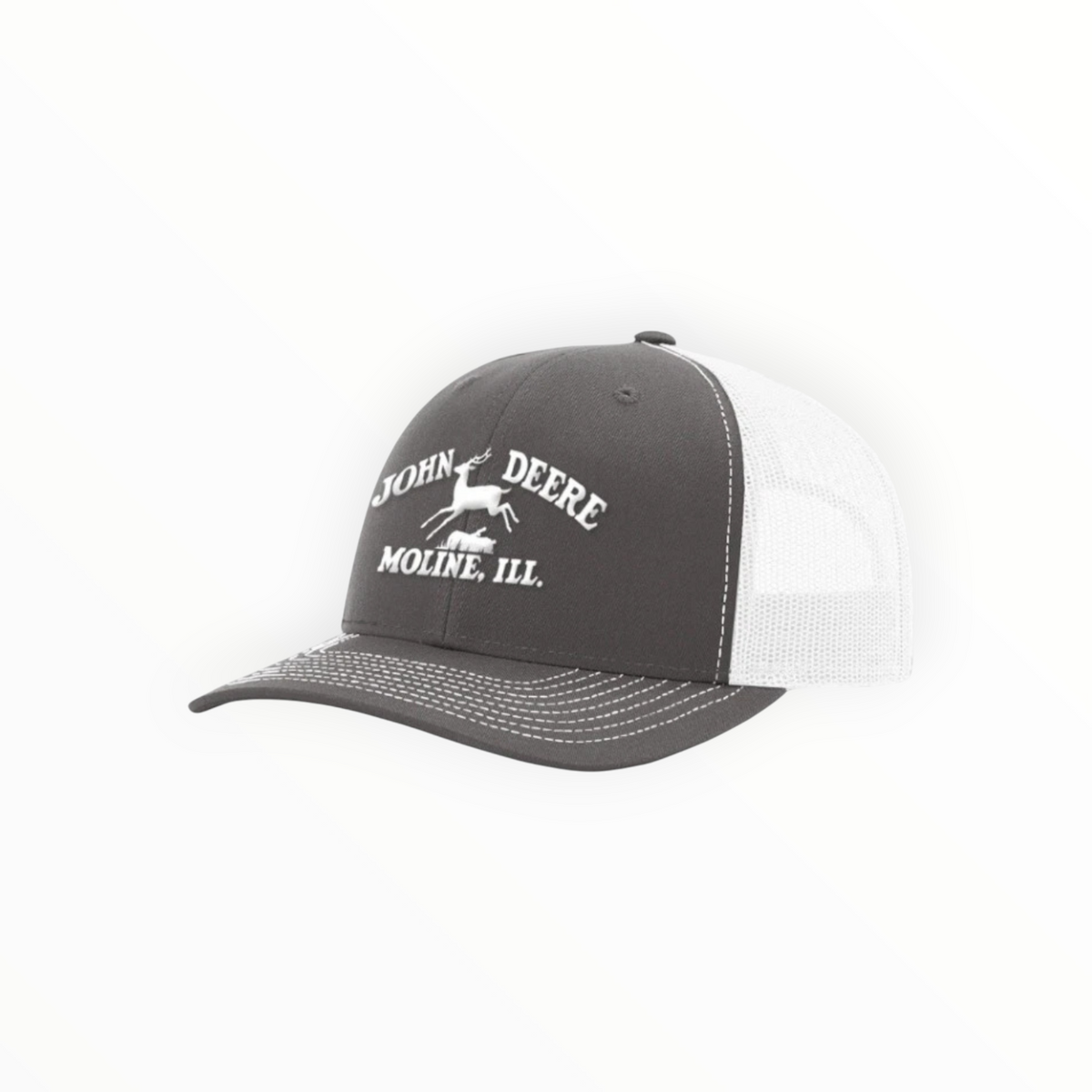 Cap Grey Moline White Mesh Back