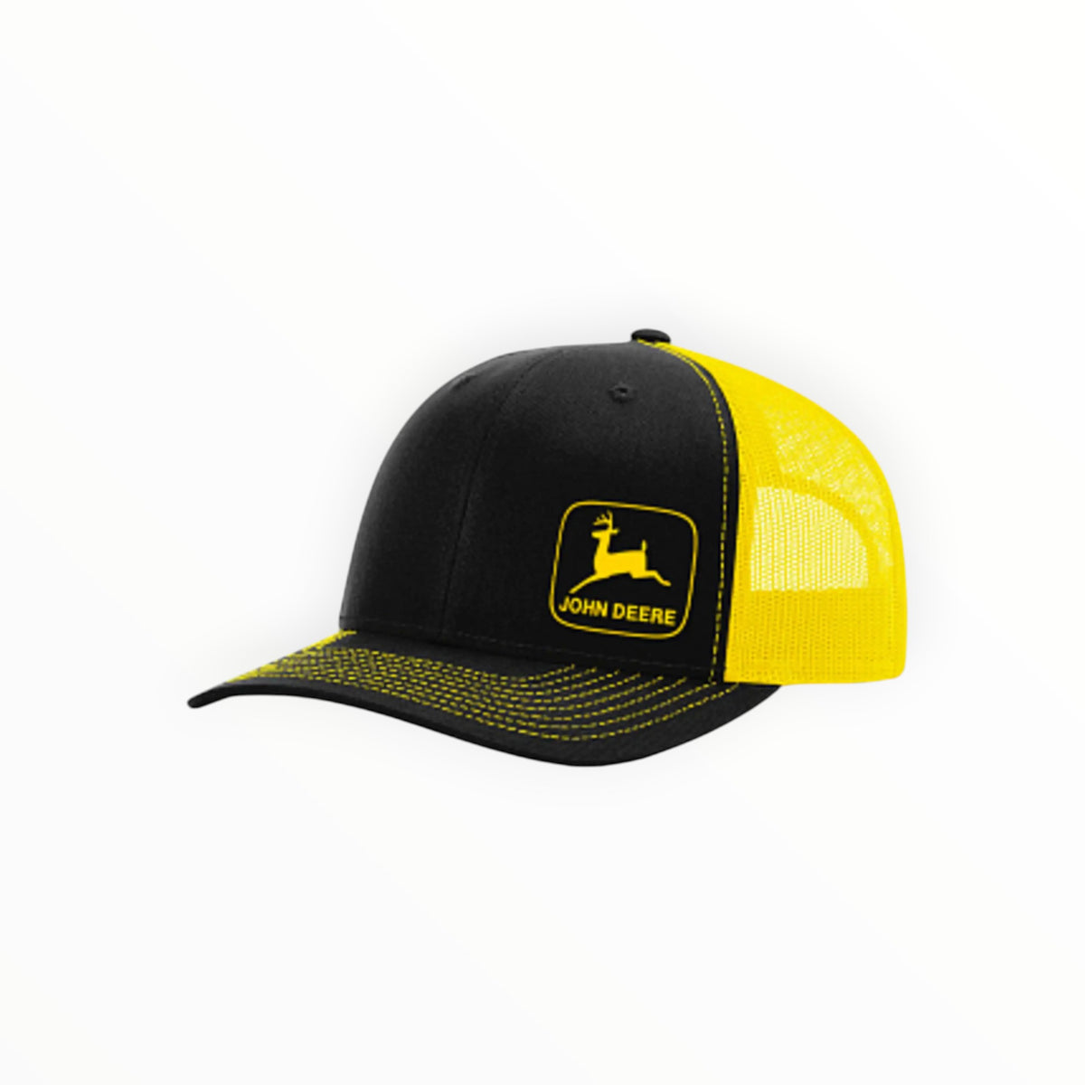 Cap Black & Yellow Mesh Trucker