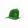 Cap Green Side Logo Yellow White Mesh