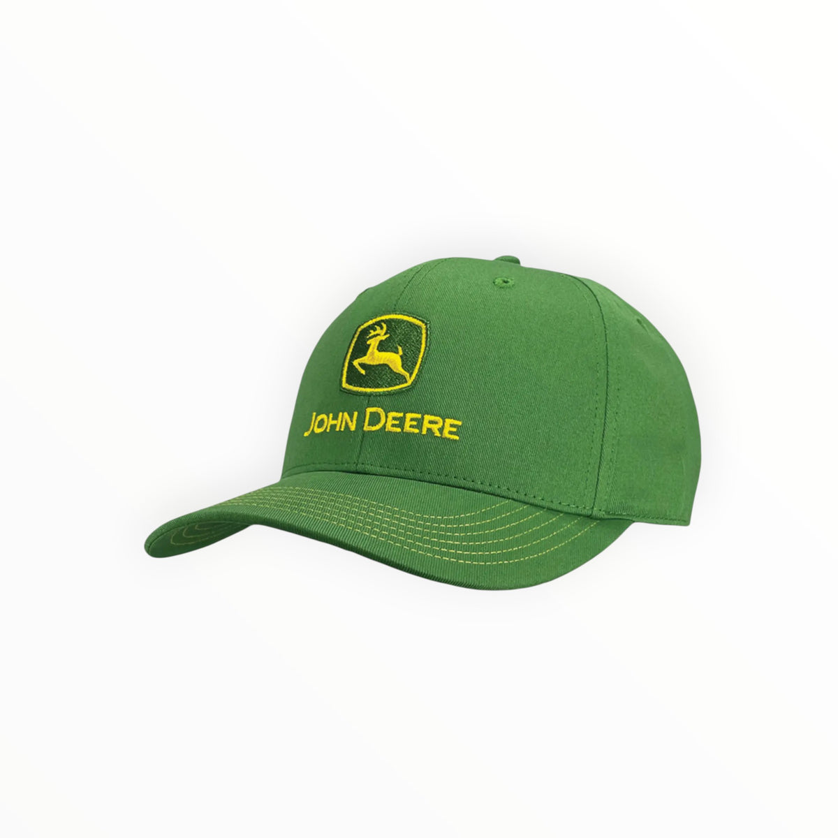 Cap Green with Yellow Stitching
