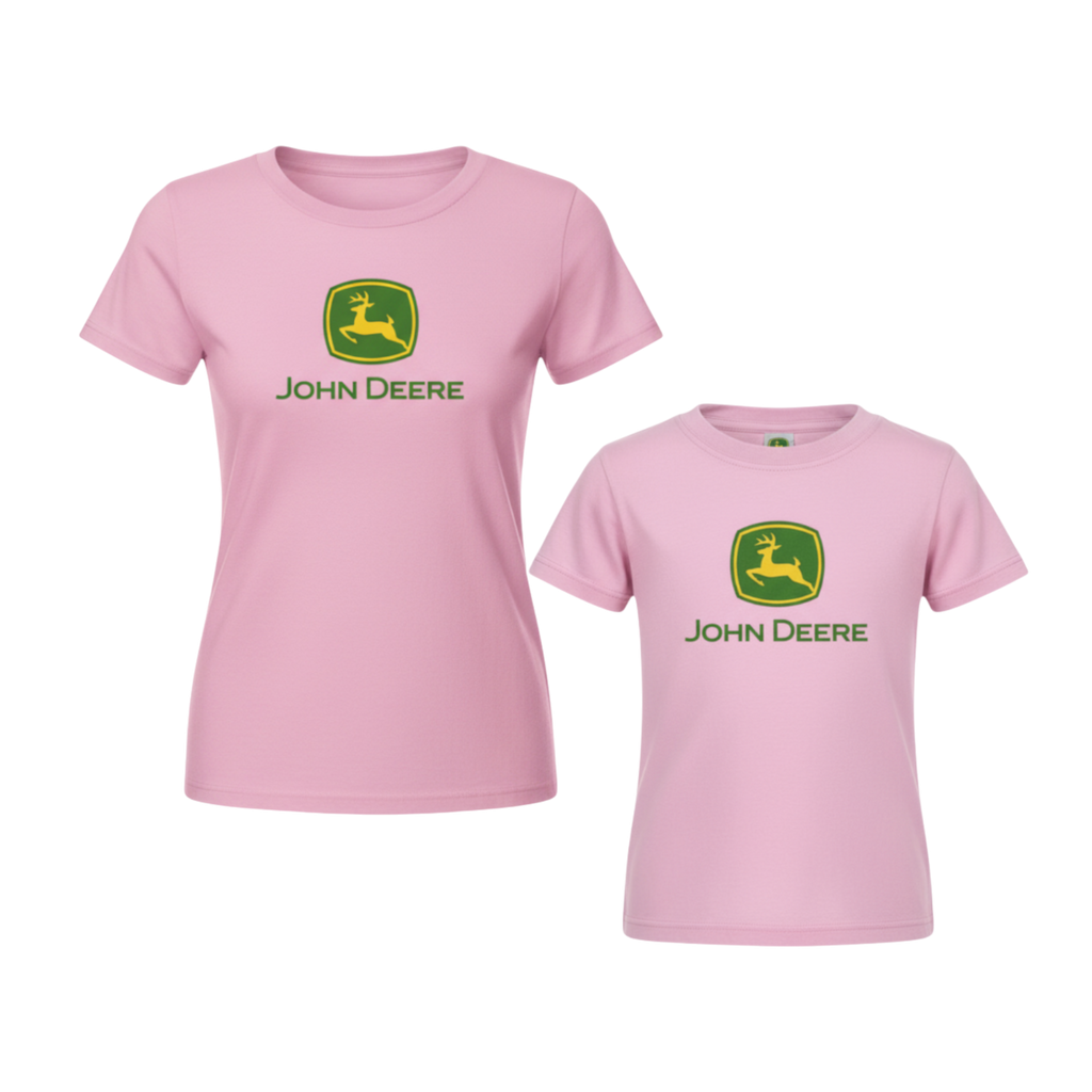 John Deere Classic Logo T-Shirt - Pink