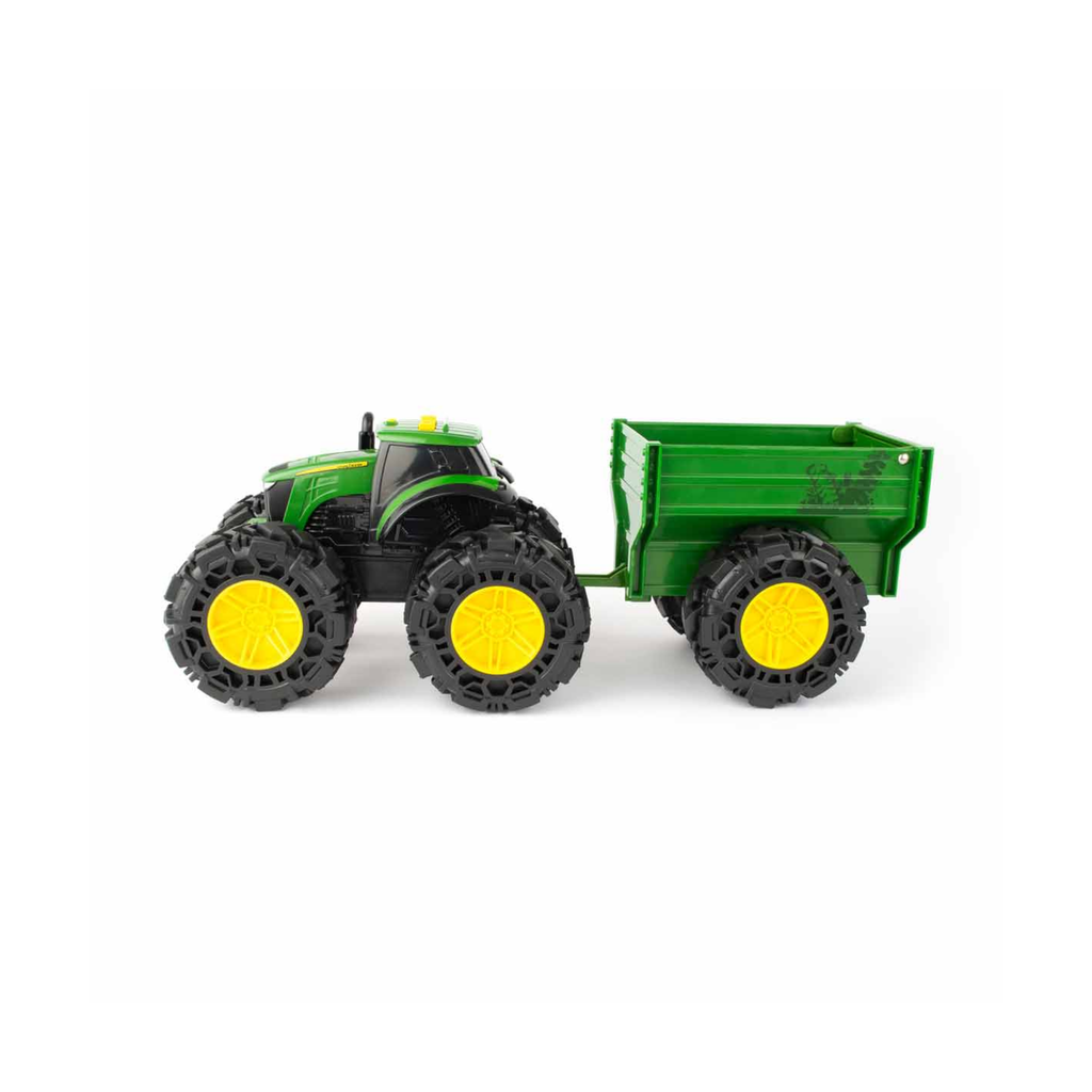 Monster Treads Lights & Sounds Tractor with Wagon