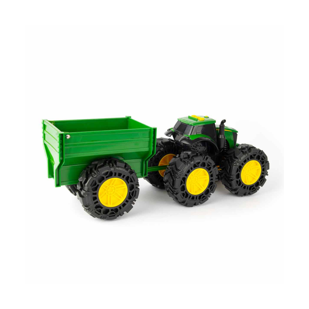 Monster Treads Lights & Sounds Tractor with Wagon