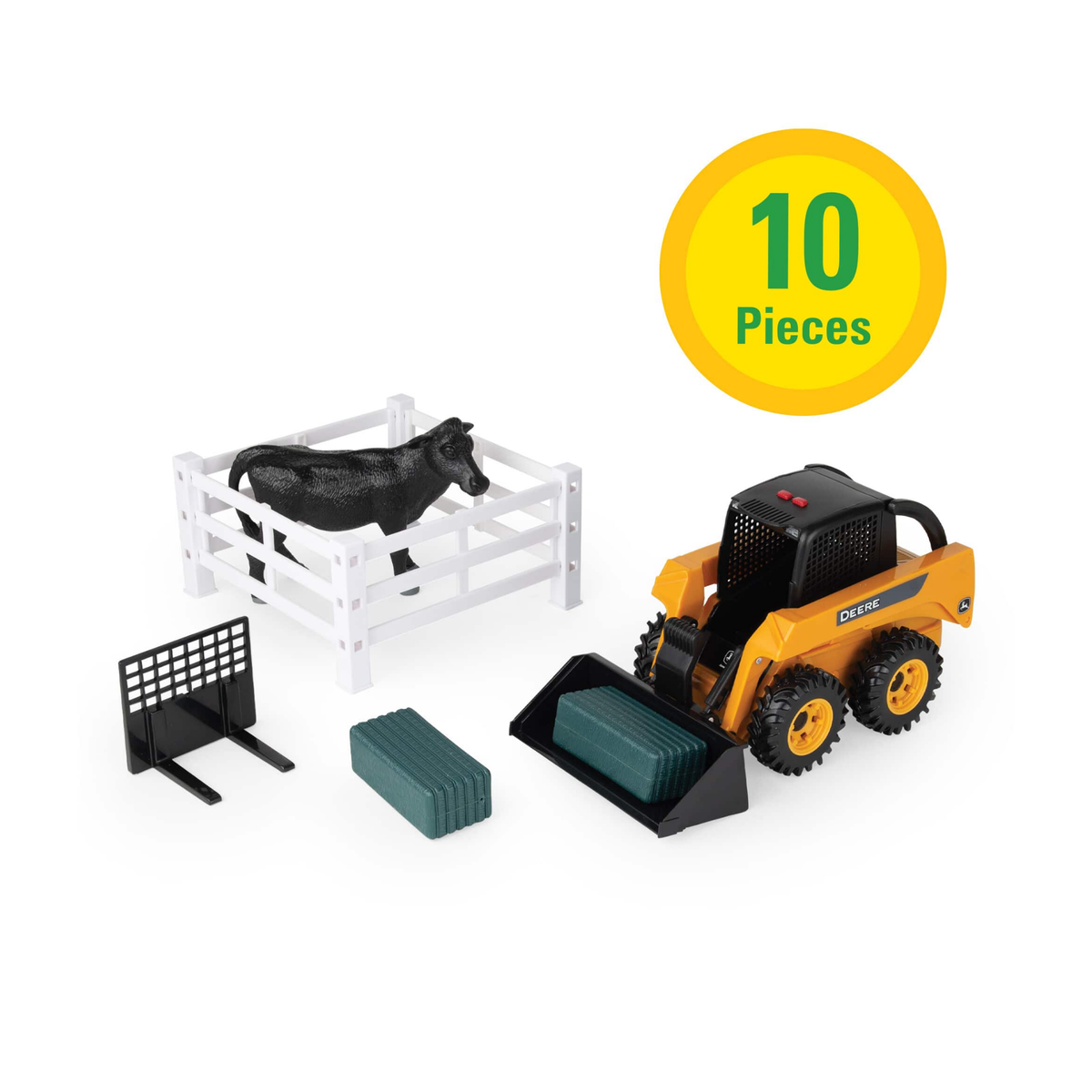 1:16 Big Farm Skid Steer Loader Set