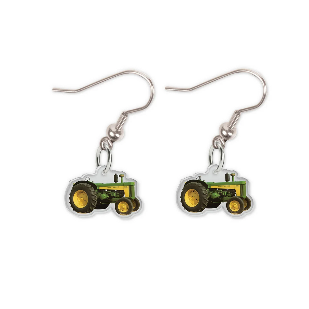 Acrylic Earring Modern Tractor