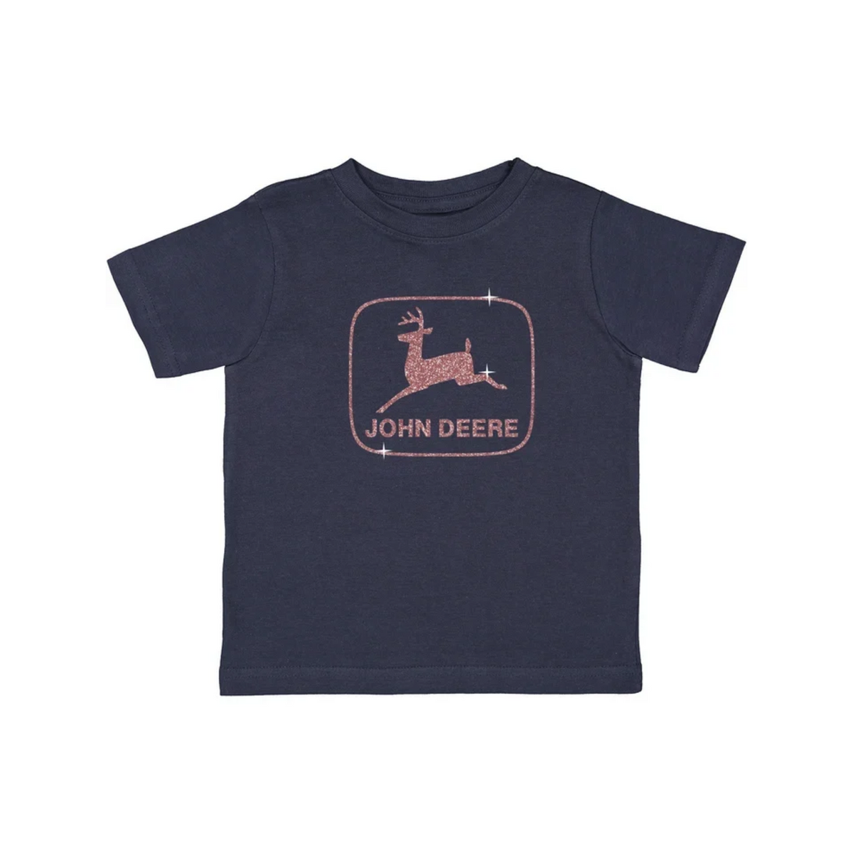 KIDS T NAVY ROSE GOLD GLITTER