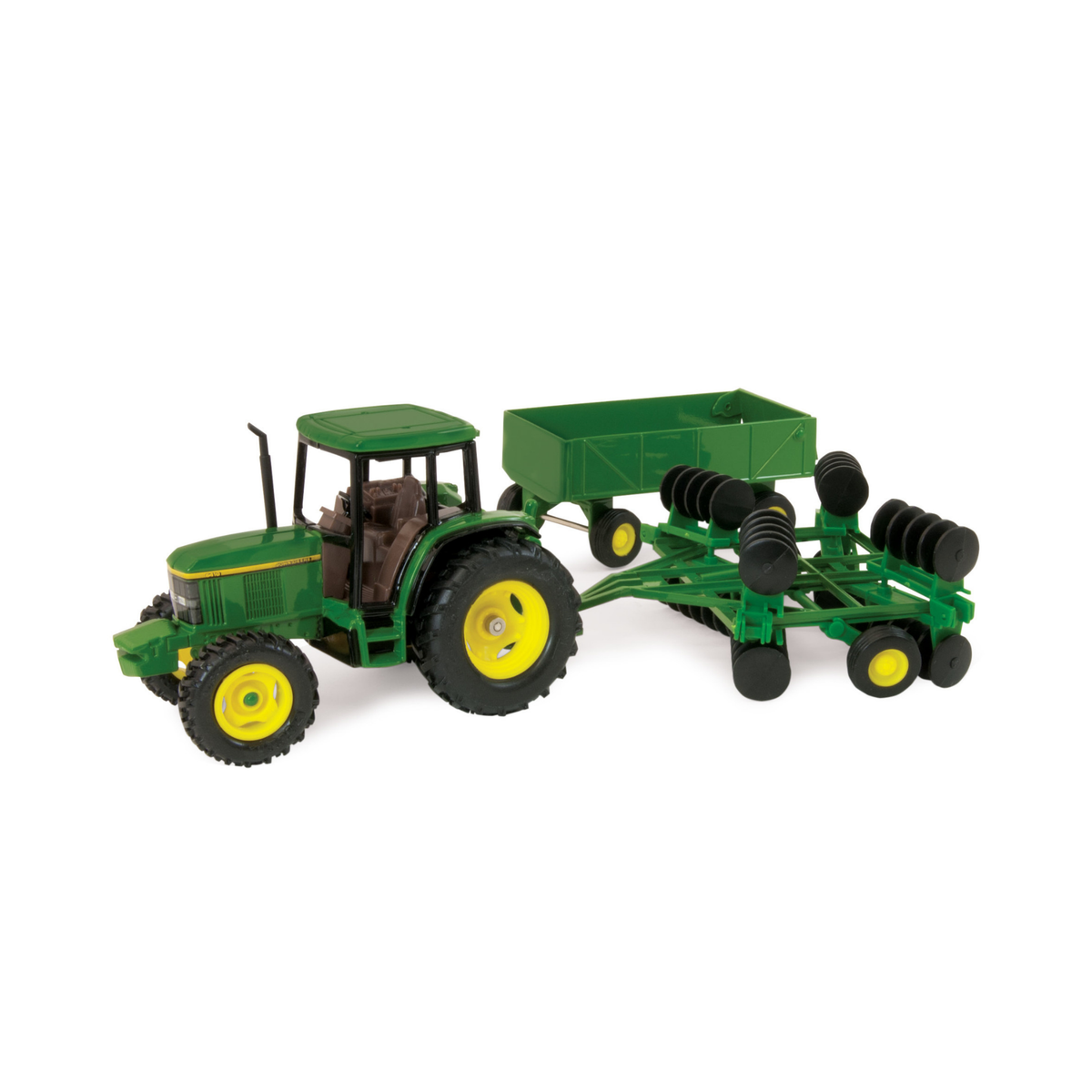 1:32 6410 Tractor Barge with Wagon and Disk