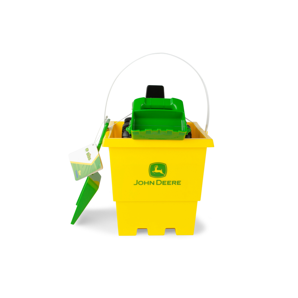 Sand Bucket with Green Tractor