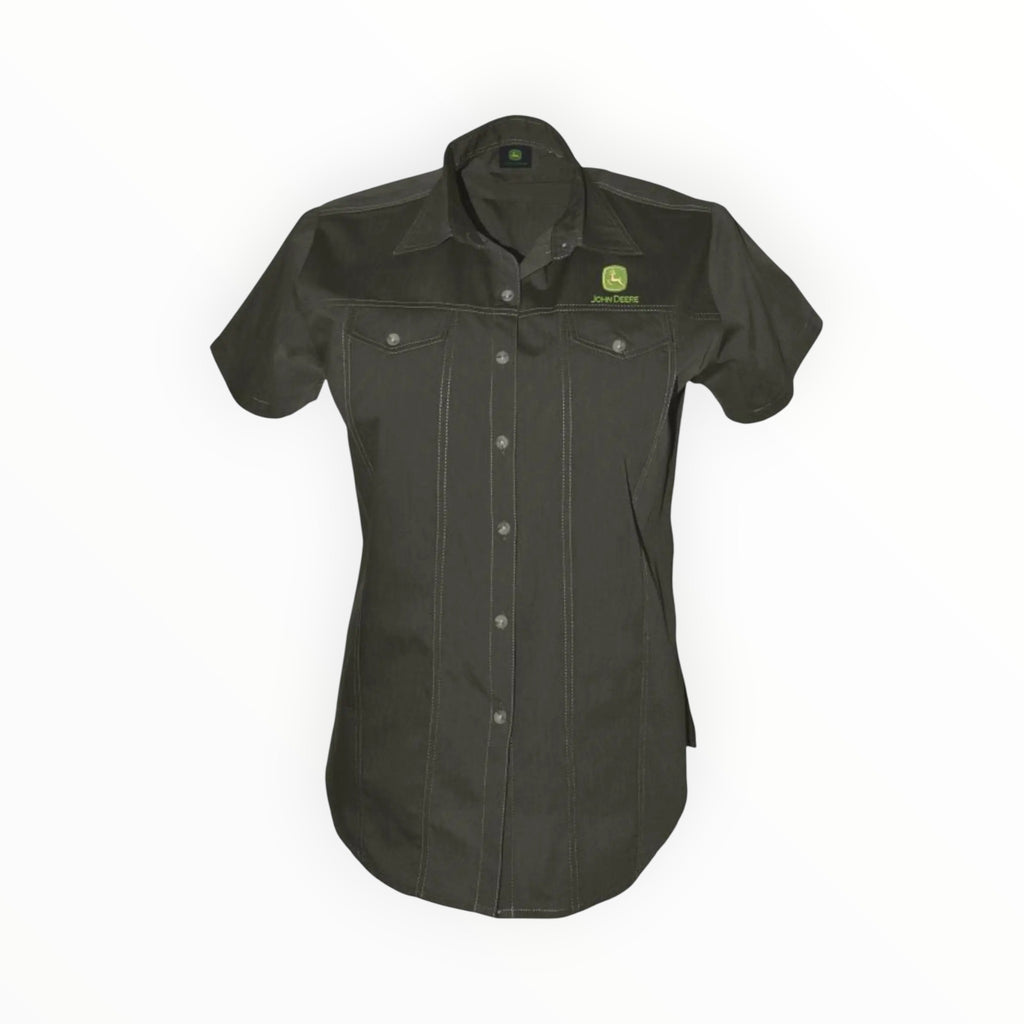 John Deere Ladies 2-Pocket Bush Shirt
