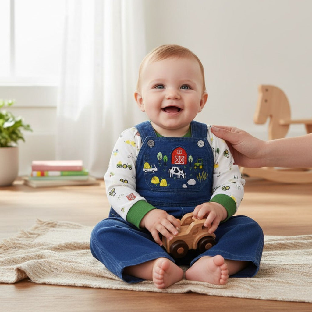 Baby Overall Set Denim