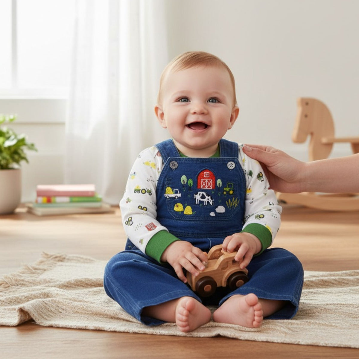 Baby Overall Set Denim