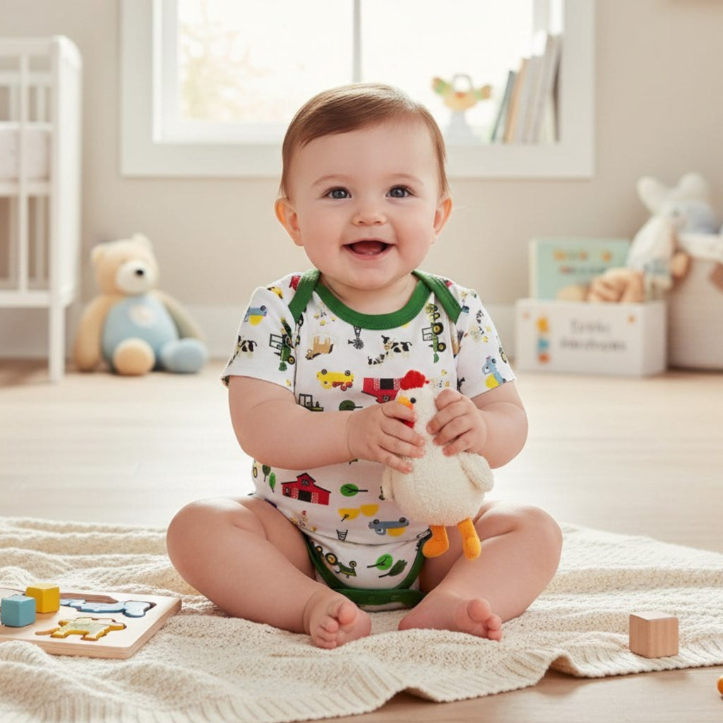 Infant ‘Farmland’ Babygrow