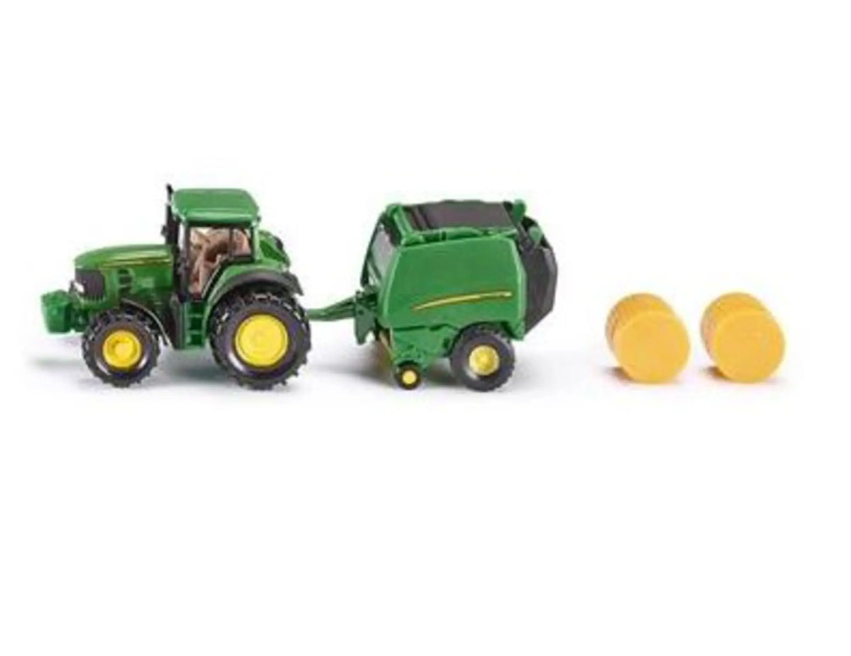 TRACTOR WITH BALER