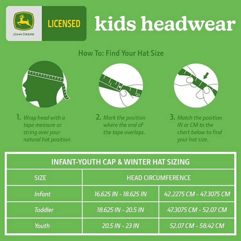 John Deere Kids Tractor Beanie