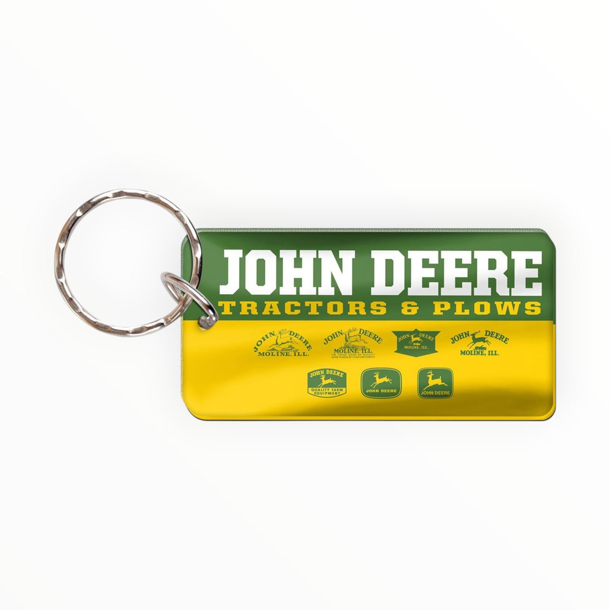 John Deere Tractors & Plows Vintage Acrylic Keychain | Heritage Collection