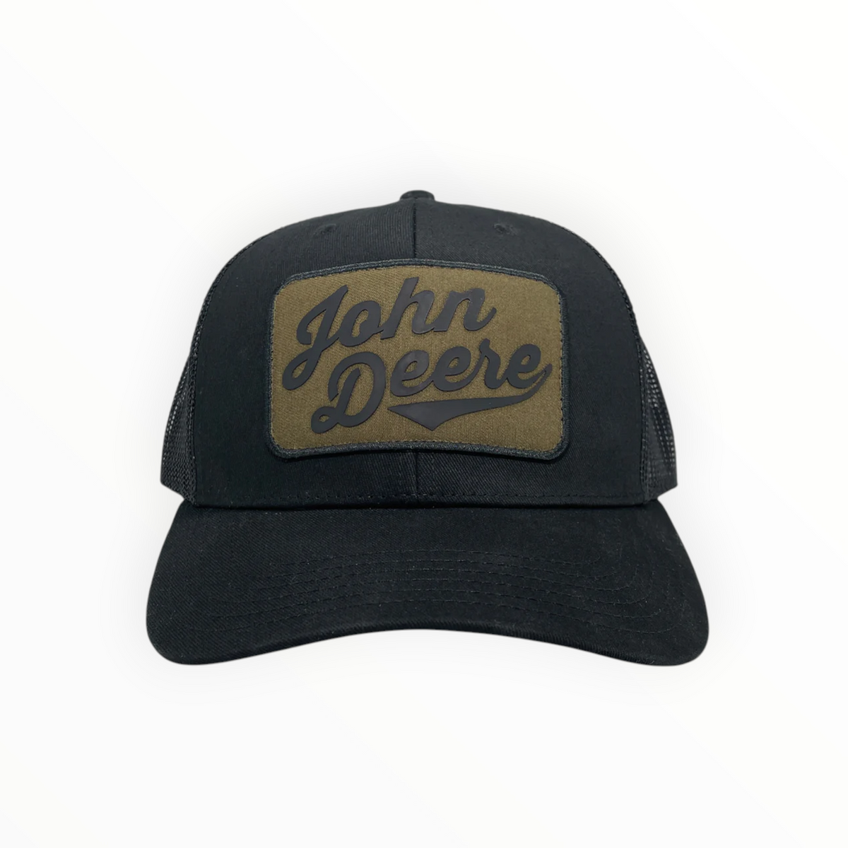 CAP BLACK KHAKI PATCH BLACK MESH