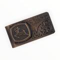 John Deere Vintage Bronze Filigree Money Clip