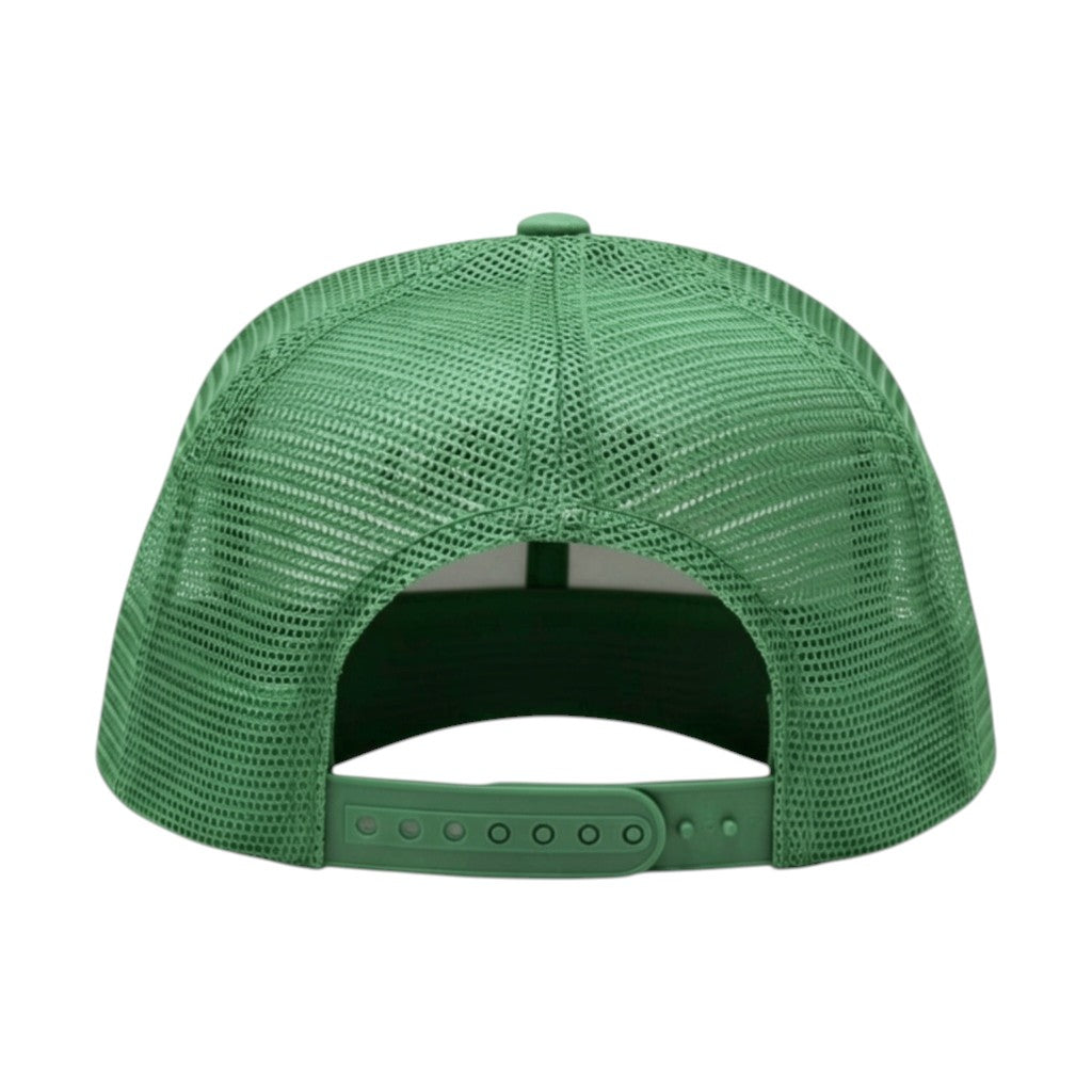 White & Green Mesh Cap