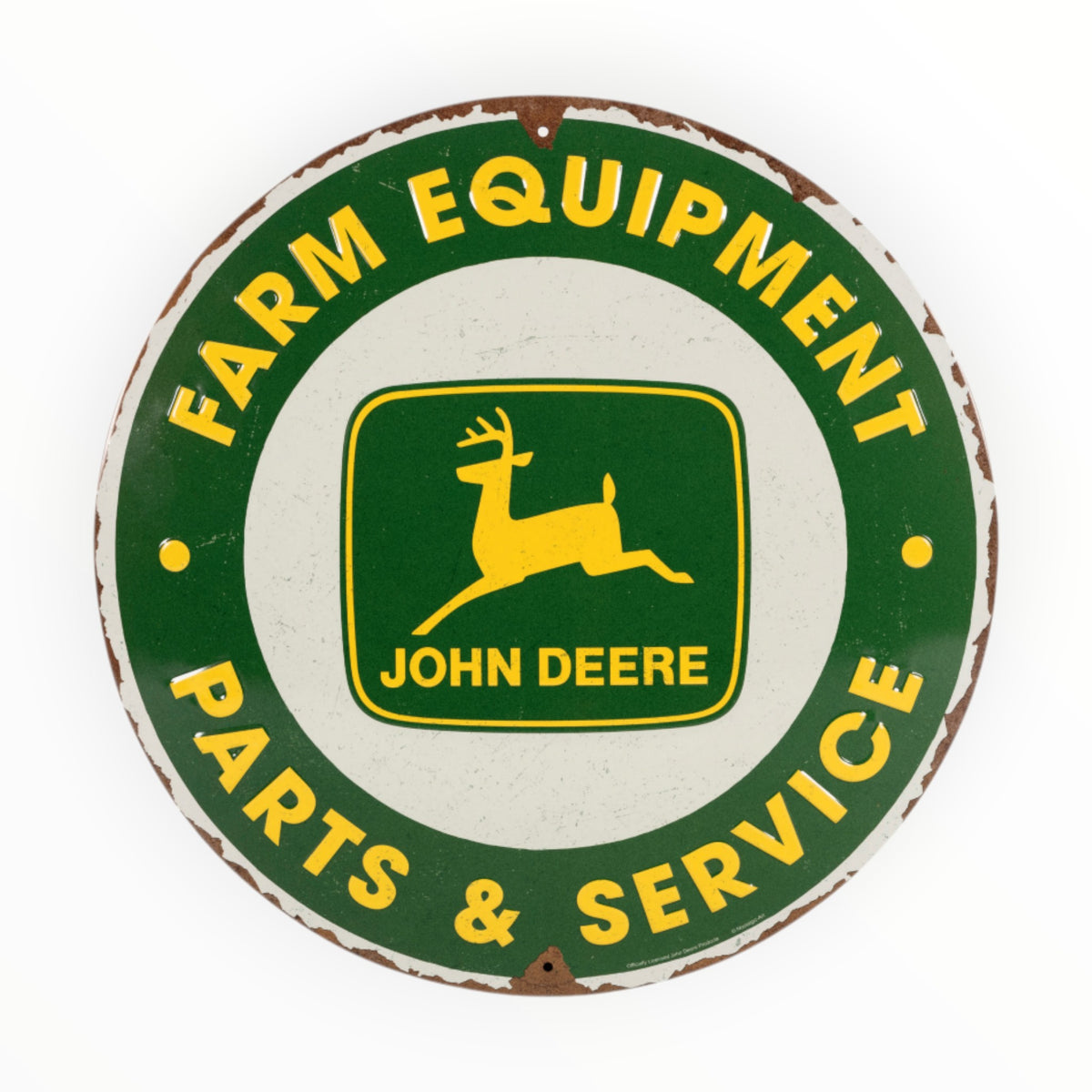 John Deere Parts & Service Tin Sign