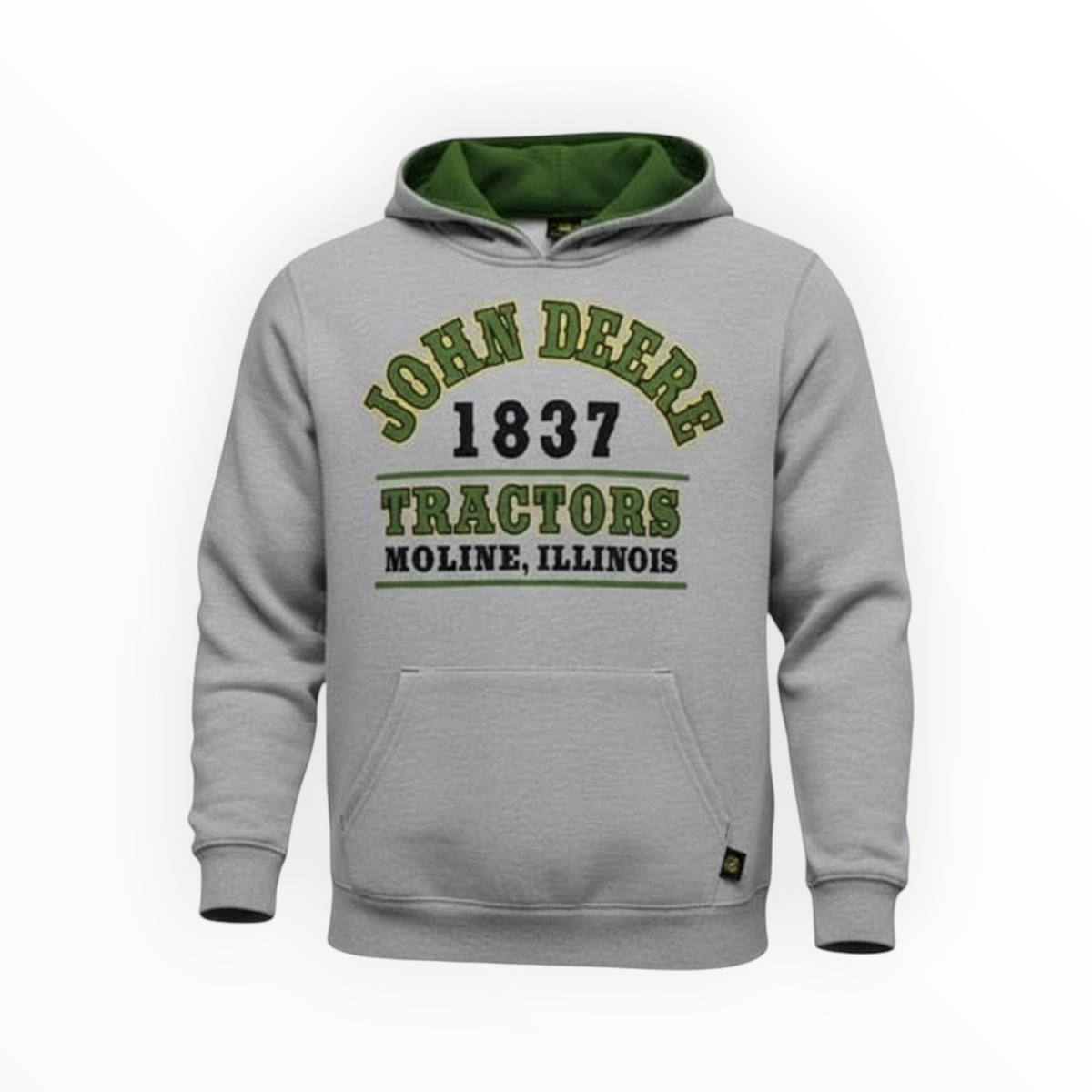 John Deere Kids 1837 Tractors Fleece Hoodie