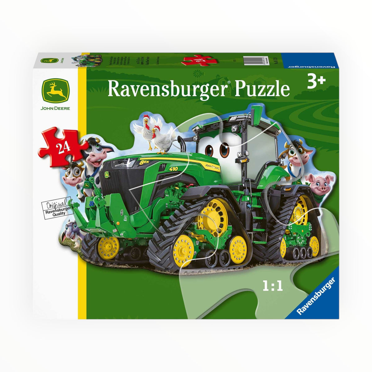 John Deere Tractor Shaped Puzzle (24 Piece)